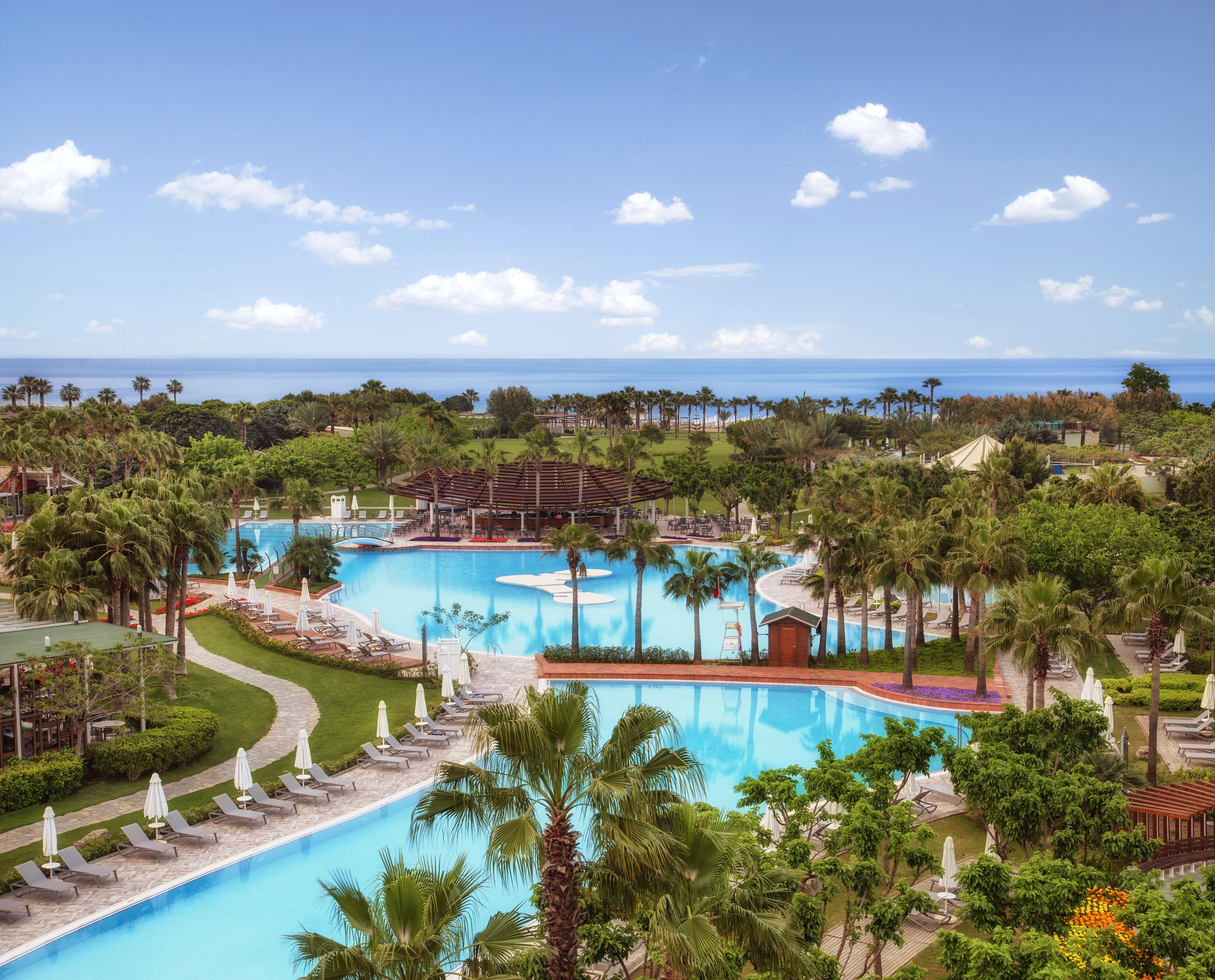 Lara Barut Collection-Ultra All Inclusive Antalia Esterno foto The resort's main pool