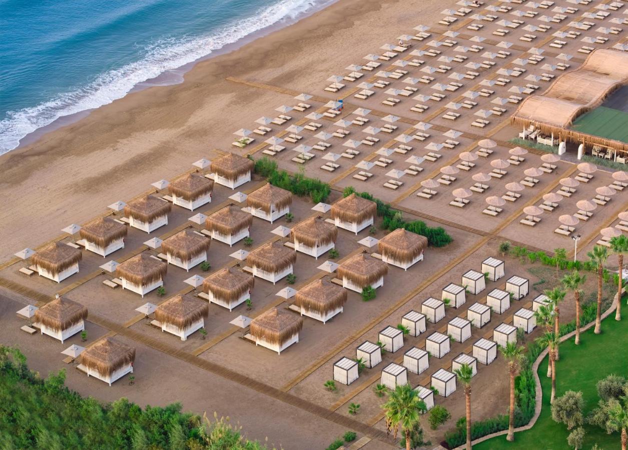 Lara Barut Collection-Ultra All Inclusive Antalia Esterno foto Aerial view of the beach at the Rixos Premium Göcek